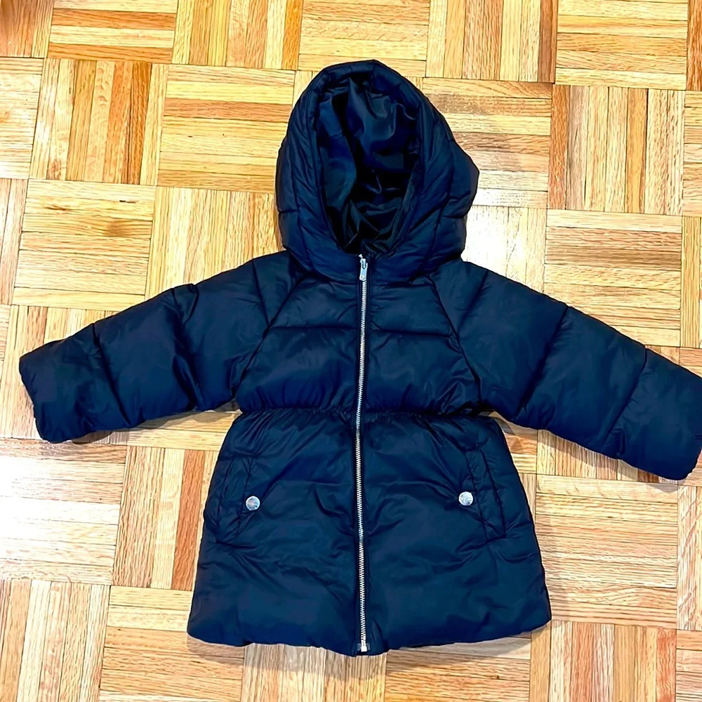 Jacadi Navy Puffer Coat 24M - Picture 1 of 6